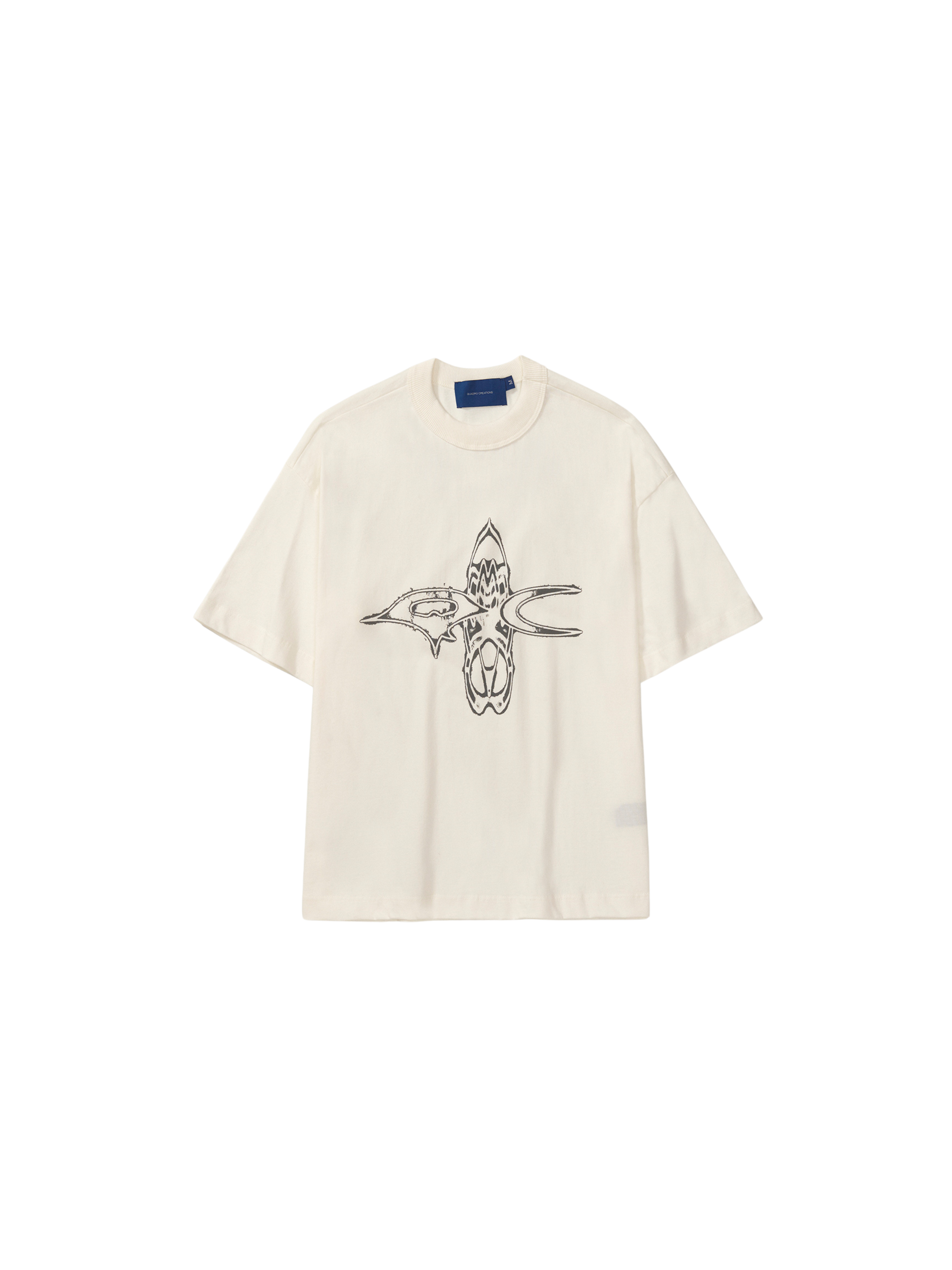 Camiseta Arthropods Boxy "Off White"